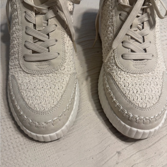 DV by Dolce Vita Shoes - DV by Dolce Vita Textured Cream Sneakers
